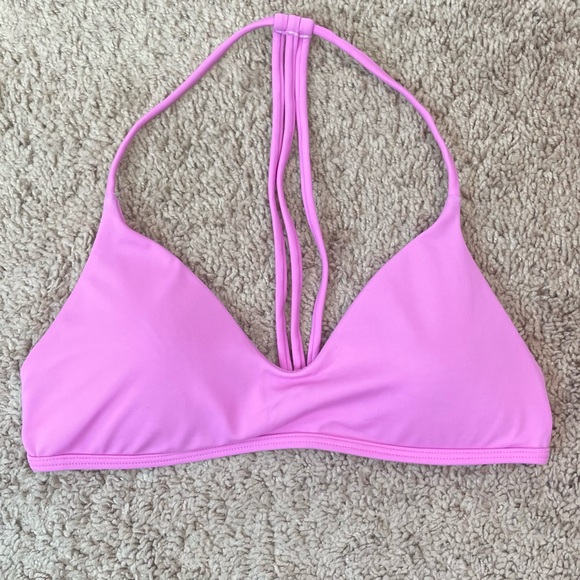 Plumeria Swimwear 'Trouble in Paradise' Strappy T-Back Bikini **TOP Size Large - Picture 2 of 15